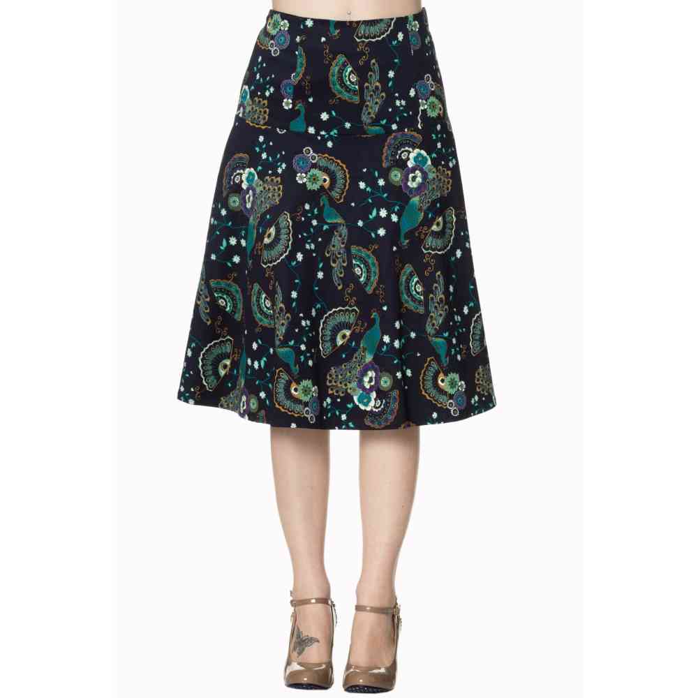 Dancing Days - PROUD PEACOCK Skirt - Blue